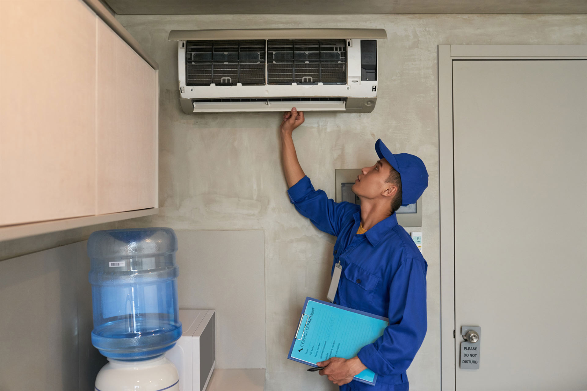 Performed full system inspections, cleaning and performance