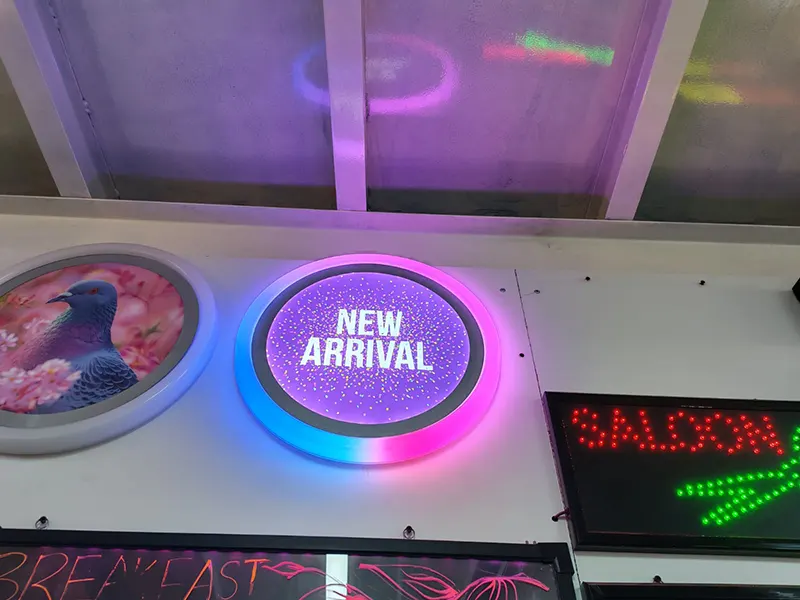 Acrylic Light Box — Building Exterior