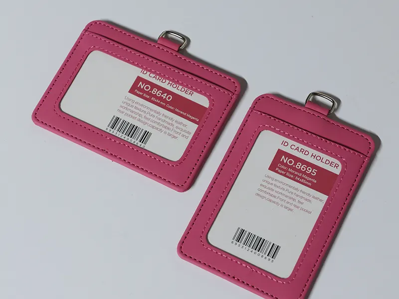85X54MM-ID CARD HOLDER - MORANDI MAGENTA-HORIZONTAL-ME8640-VERTICAL-ME8695