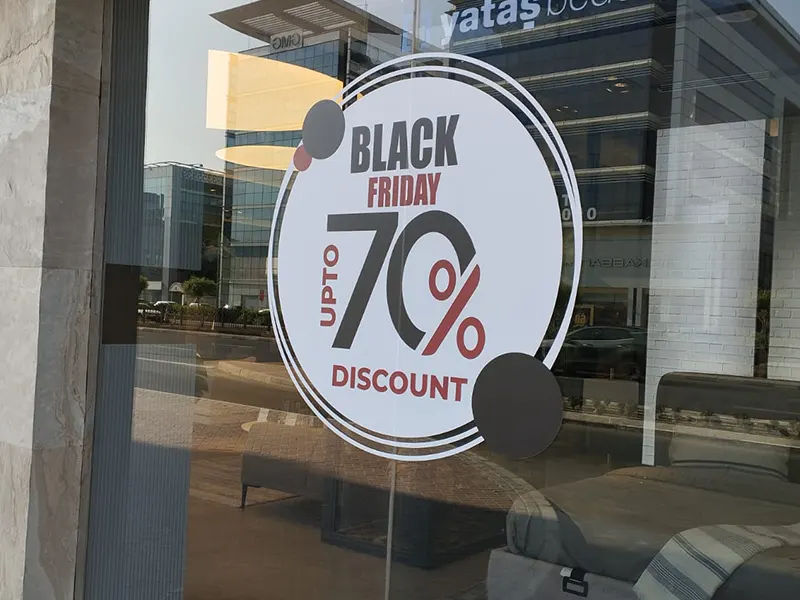Sticker Pasting On Glass